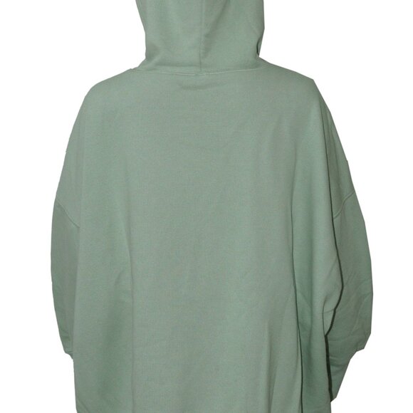 Free People Sprint To The Finish Logo Hoodie Oversized Hi Low Pockets Jacket XS - Picture 7 of 9